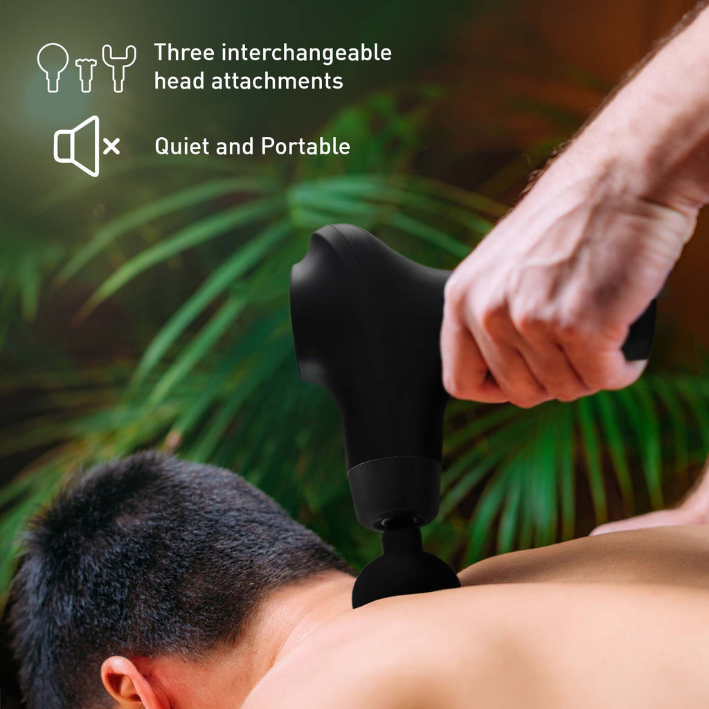 The Ultimate Men's Grooming & Relaxation Bundle – Beard Care, Electric Shaver, and Massage Gun