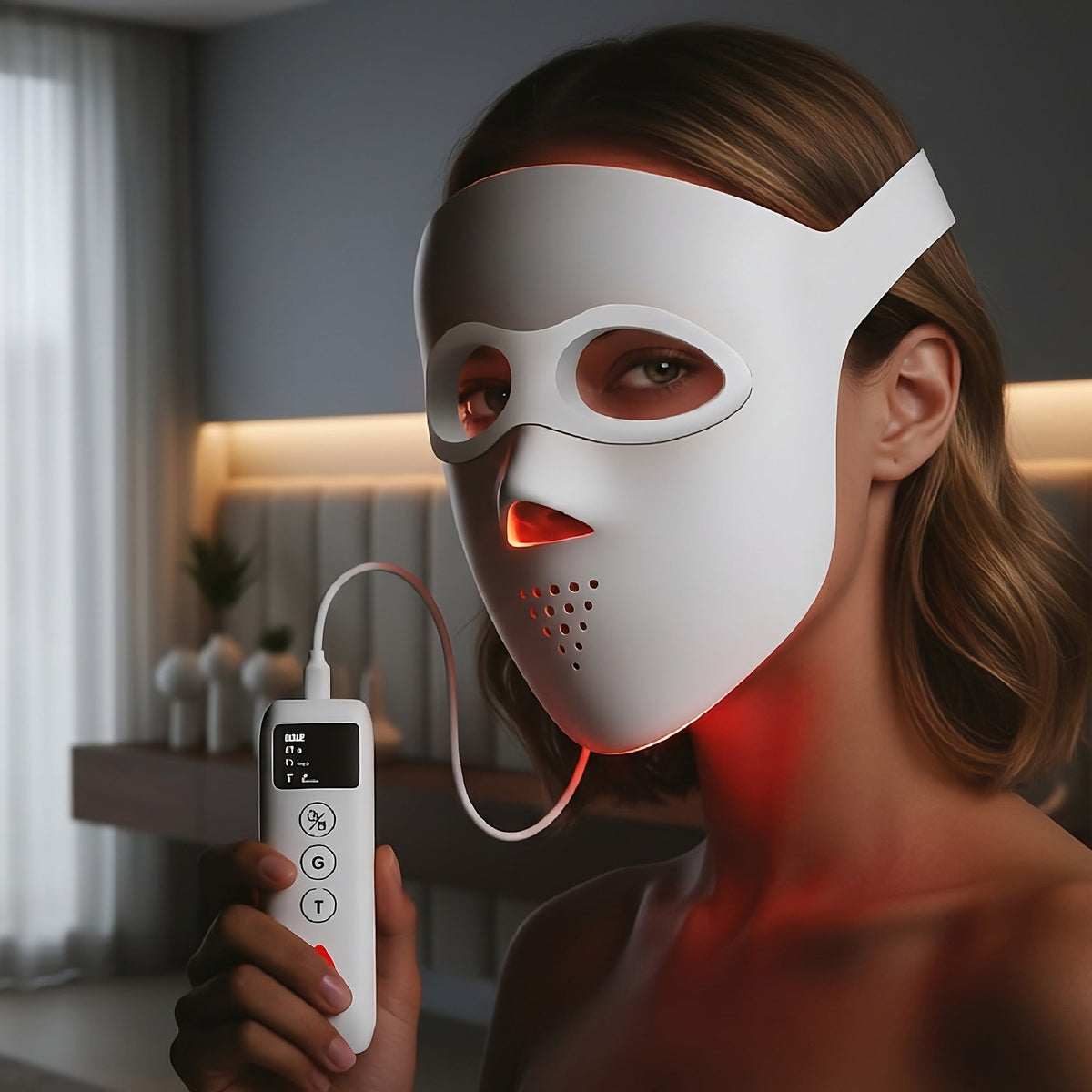 Ultimate Skincare System: 3D LED Face Mask, 7-in-1 Facial Device & Serum Trio