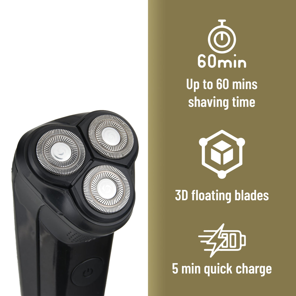 Ultimate Men's Grooming Bundle - Rechargeable Electric Shaver & Premium Men's Shaving Kit