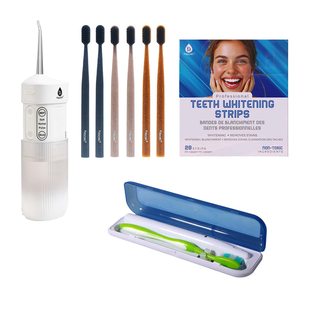 Pursonic Ultimate Travel Bundle: Complete Oral Care On-the-Go